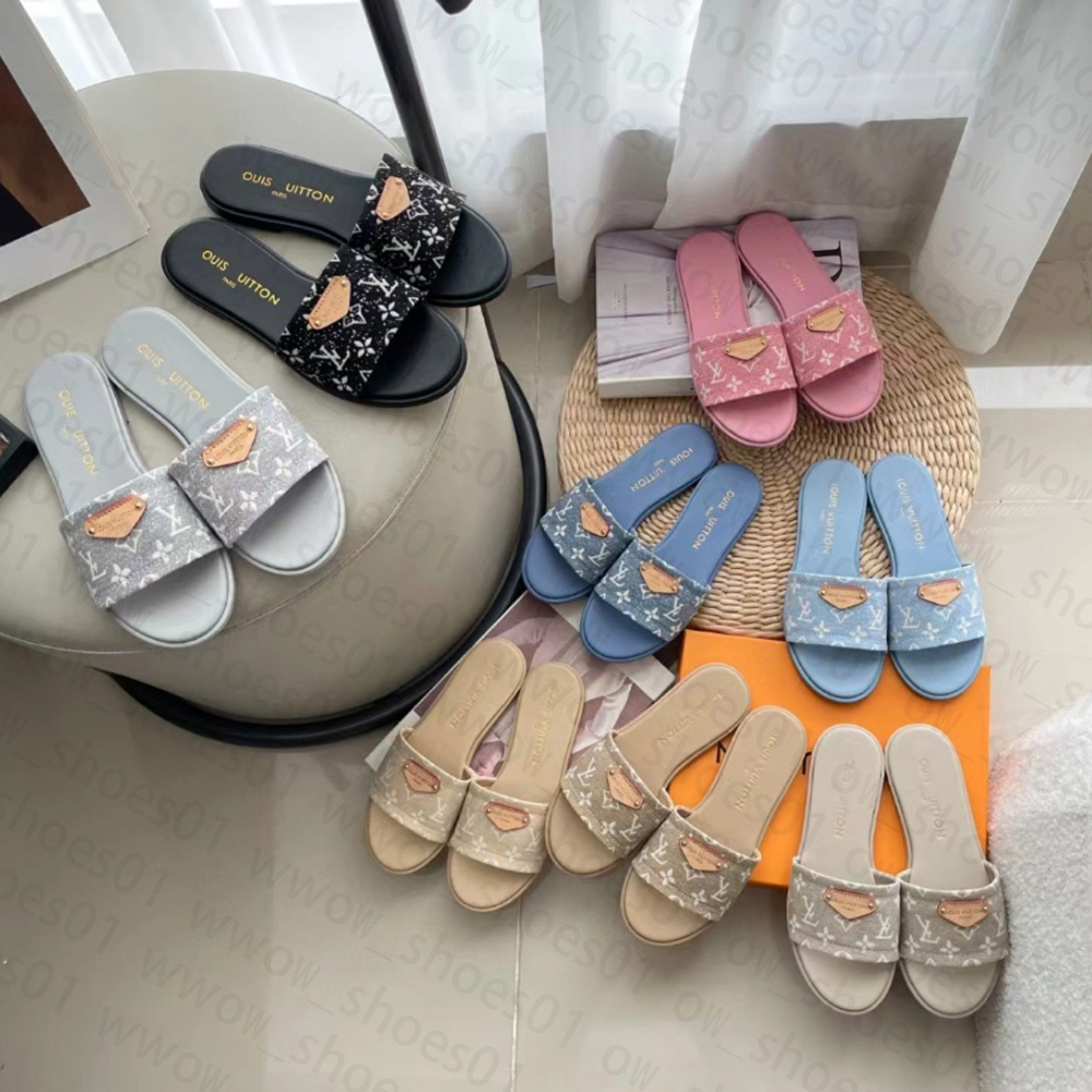 woman Designer sandals Fashion casual shoes Thong slippers Denim slippers Women slippers Classic sandals Size 35-42 003
