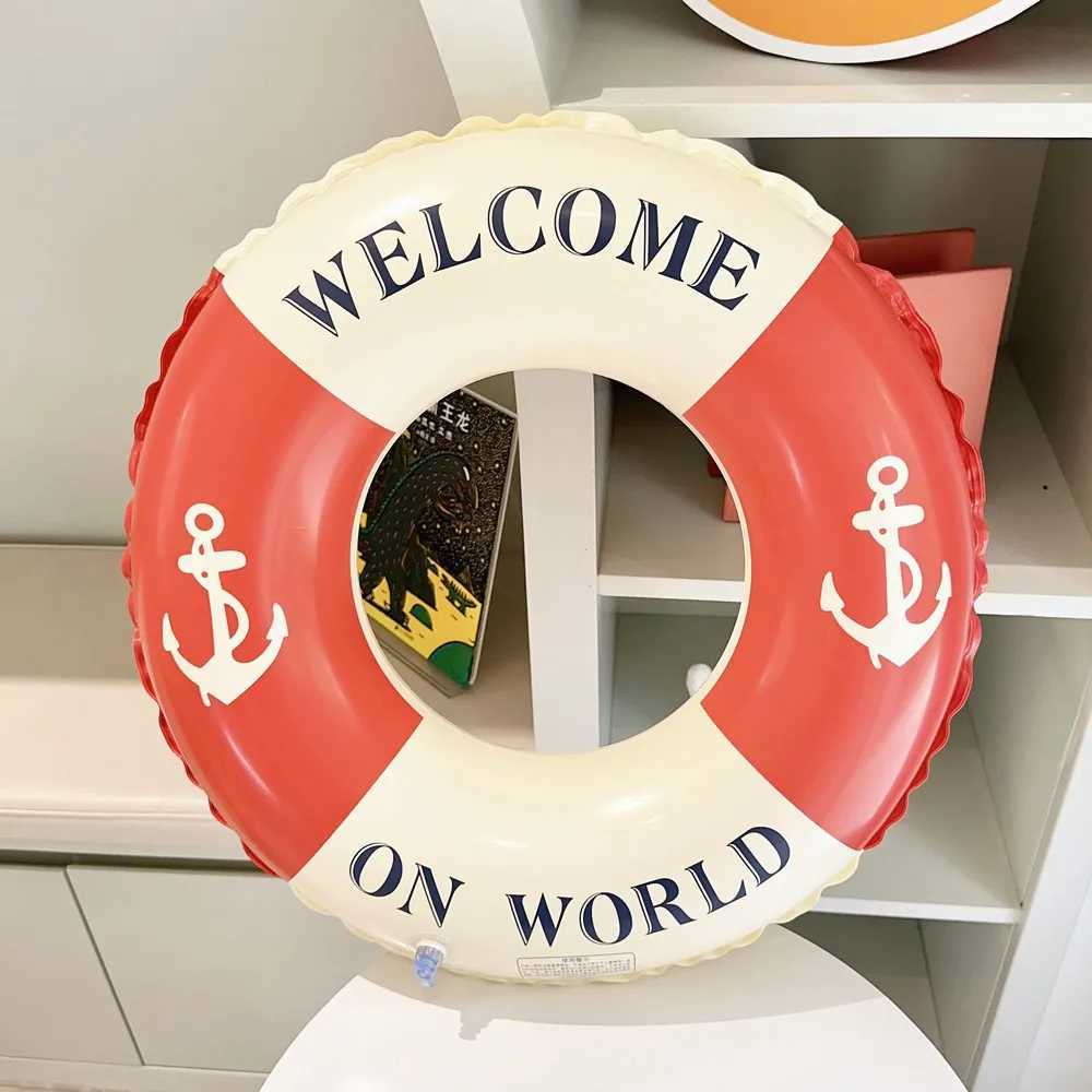 Adult Swim Ring Tube Inflatable Swimming Ring For Summer Beach Swim Circle Swim Pool Float Water Play Swim Tube M260316