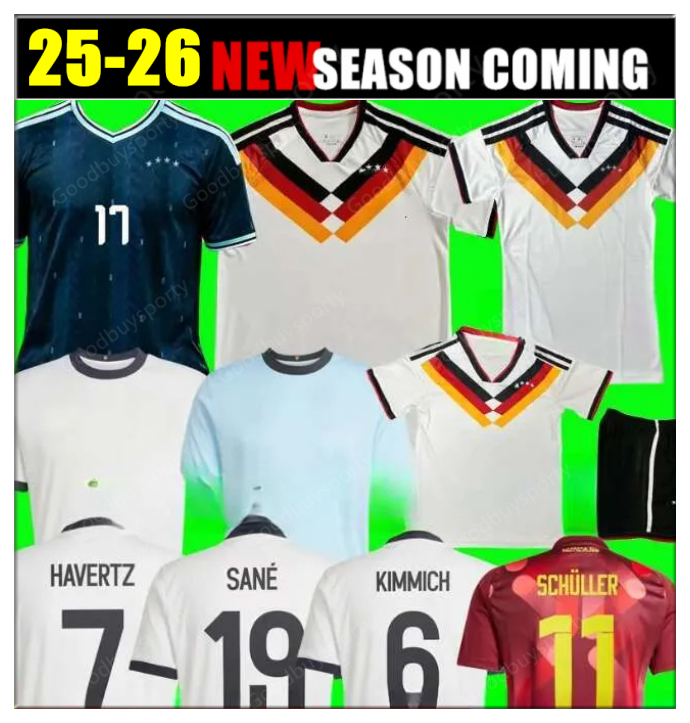 2526 GermanyS 2026 soccer jersey MUSIALA MULLER HAVERTZ WIRTZ KROOS KIMMICH GNABRY WERNER SANE REUS GOTZE football shirt Men kids kit UNIFORM
