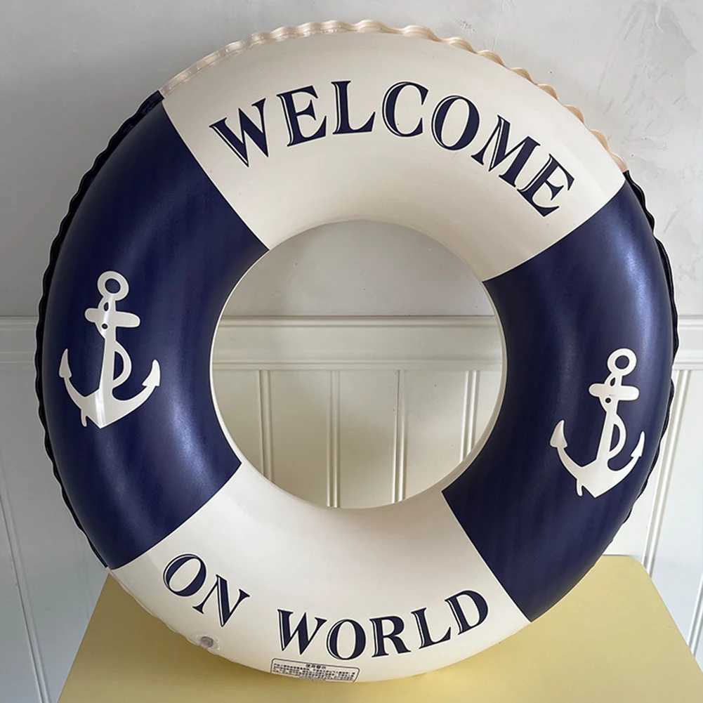 Creative Anchor Swimming Ring Swim Ring Swim Tubes Rings Beach Swimming Party for Kids Youth Adults M260316