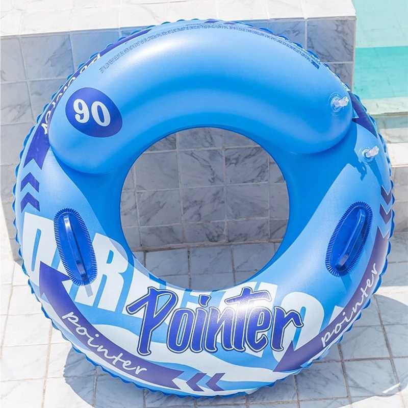 Thickened Inflatable Swim Ring Pool Float Swim Accessory Adults Swim Tube For Water Sports Swimming Circle Swim Float M260316