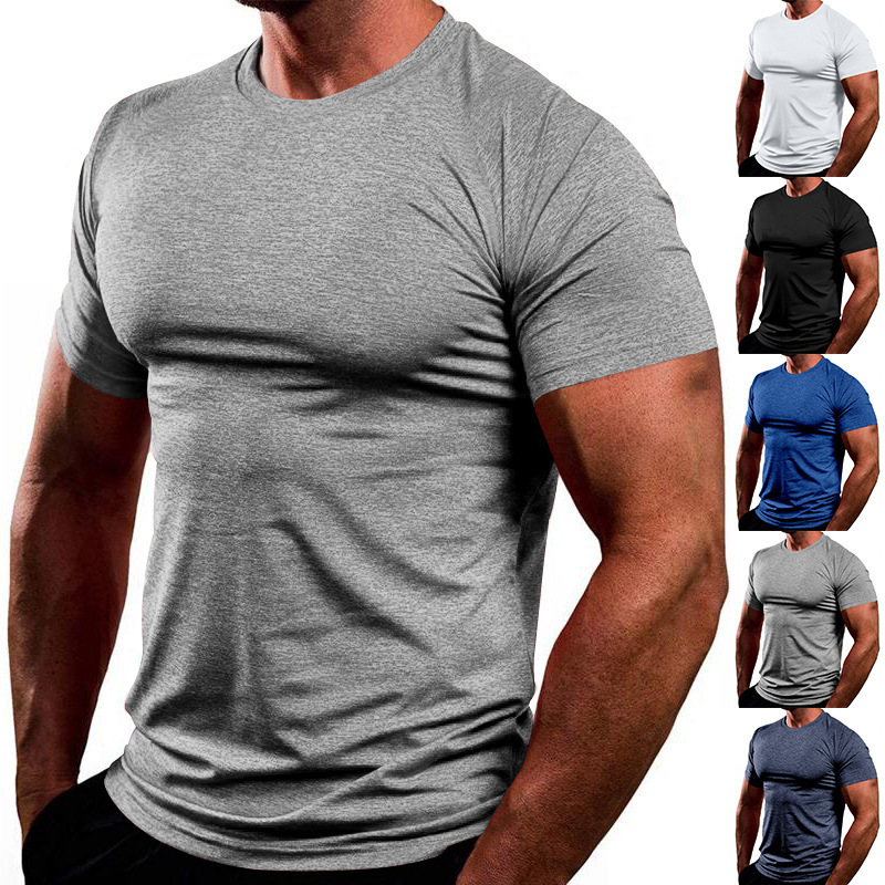 Solid Color European And American Men's Polo Crew Neck Shirt Summer Quickdry Breathable Casual Sports Designer Designer T-shirt Hoodie Short Sleeve