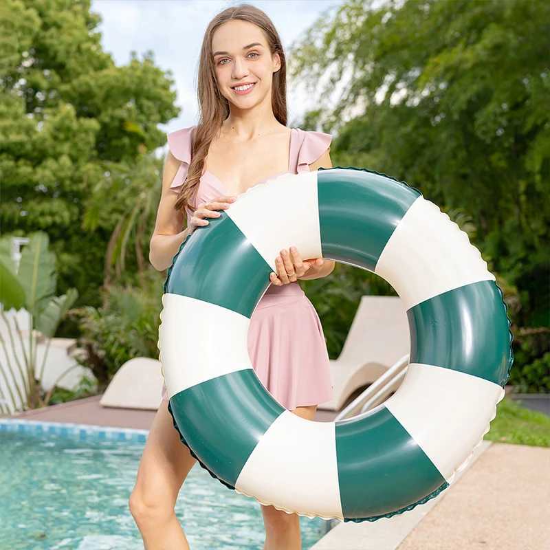 Rooxin Inflatable Pool Float Swimming Ring Swim Accessory Summer Water Sports Swim Tube For Adults Swimming Circle Swim Float M260316
