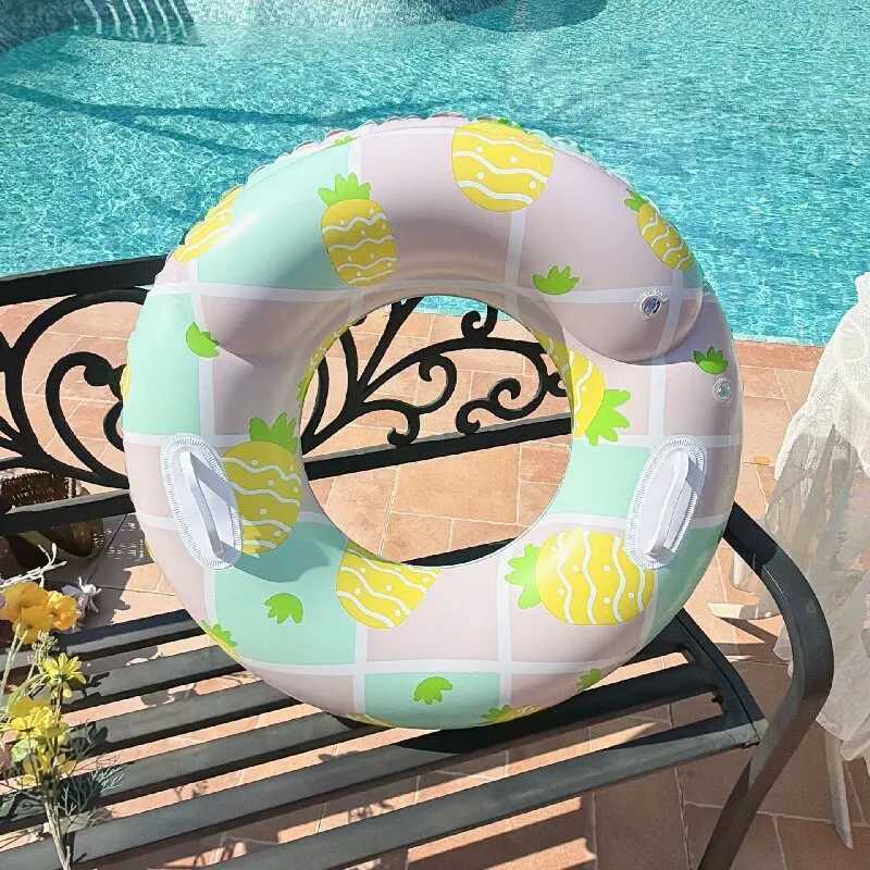 Rooxin Adult Swim Ring Pool Float Swim Tube Thickened Inflatable Swimming Ring Tube Water Park Swimming Circle For Adult Teen A02 M260316