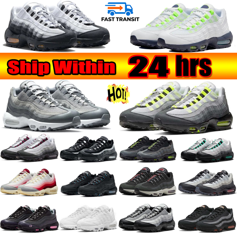 Designer 95 running shoes men women sport sneaker 90s Purple blue Black Sky Blue red blue grey Sports Casual Shoe Leathers Mesh Jogging Sneakers 36-46 size