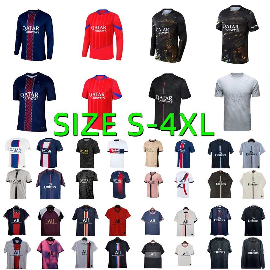 19 20 21 22 23 24 25 26 JOAO NEVES KVARATSKHELIA soccer jerseys 2025 2026 Paris St Germain Jersey O.Dembele HAKIMI VITINHA MBAPPE NEYMAR JR Retro classic football shirt