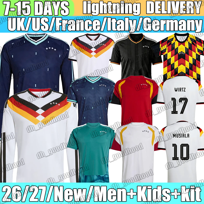 2026 Germany jersey Woltemade Goretzka FULLKRUG Wirtz SANE Adeyemi Neuer soccer jerseys RUDIGER Musiala HAVERTZ PAVLOVIC Kimmich 26 27 football shirt Men kids kit