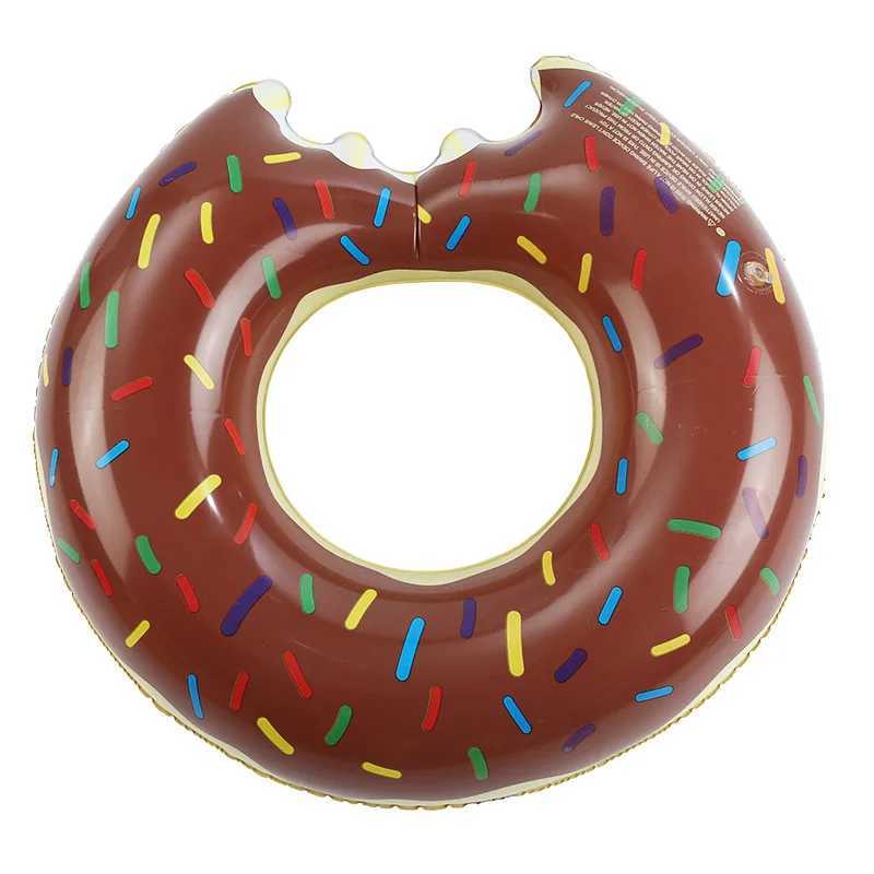 Inflatable Donut Swimming Ring Safe Pool Float Summer Outdoor Activitives Party Eco-Friendly Cute Kids Adult Swimming Circle M260316