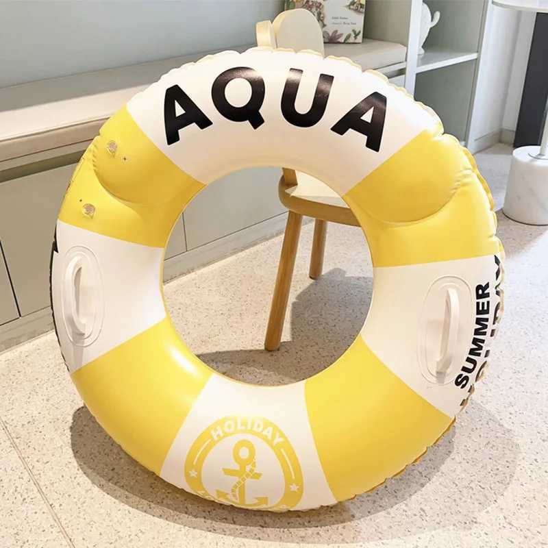 Adult Pool Float Inflatable Swim Tube Swim Accessory Swimming Ring For Summer Water Sports Swimming Circle Swim Float M260316
