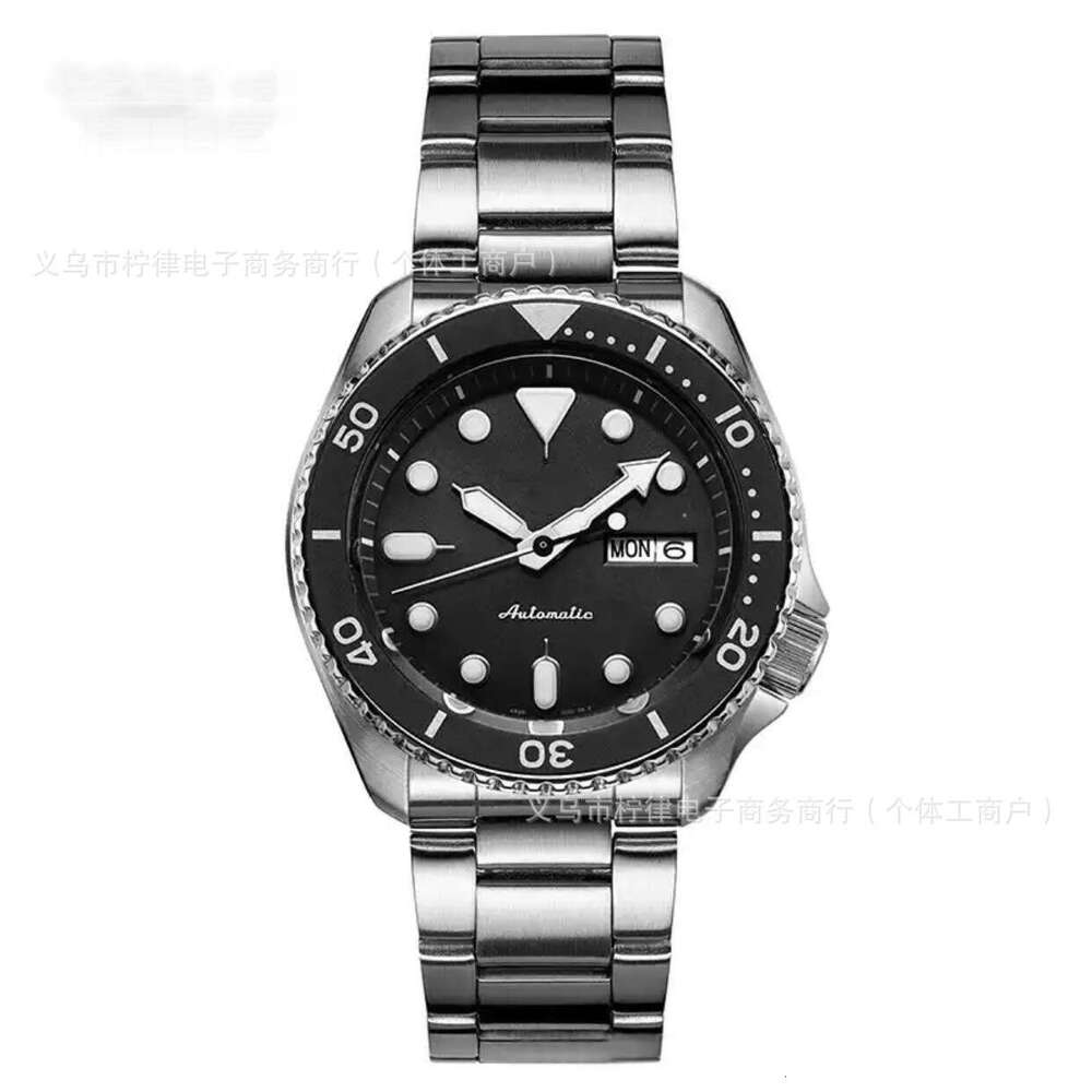 Hot-Selling Round Spiral Crown Single Folding Buckle Business Casual Men's Quartz Watch Diamond-Studded Men's Watch Hip-Hop Wristwatch Water