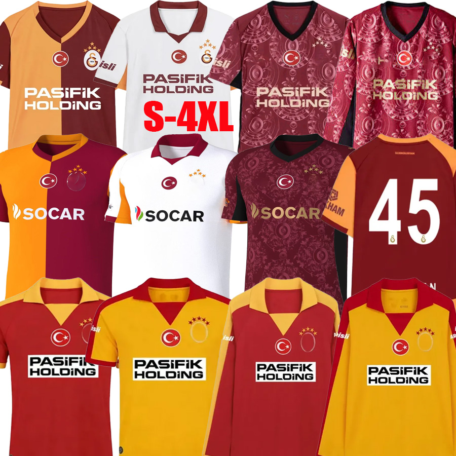 25 26 27 Galatasaray Soccer Jerseys ICARDI OSIMHEN SANE BARIS HAGI DROGBA SNEIJDER KEWELL Mostafa Diagne ZIYECH DEMIRBAY 2025 2026 YUNUS MORATA Football Shirt