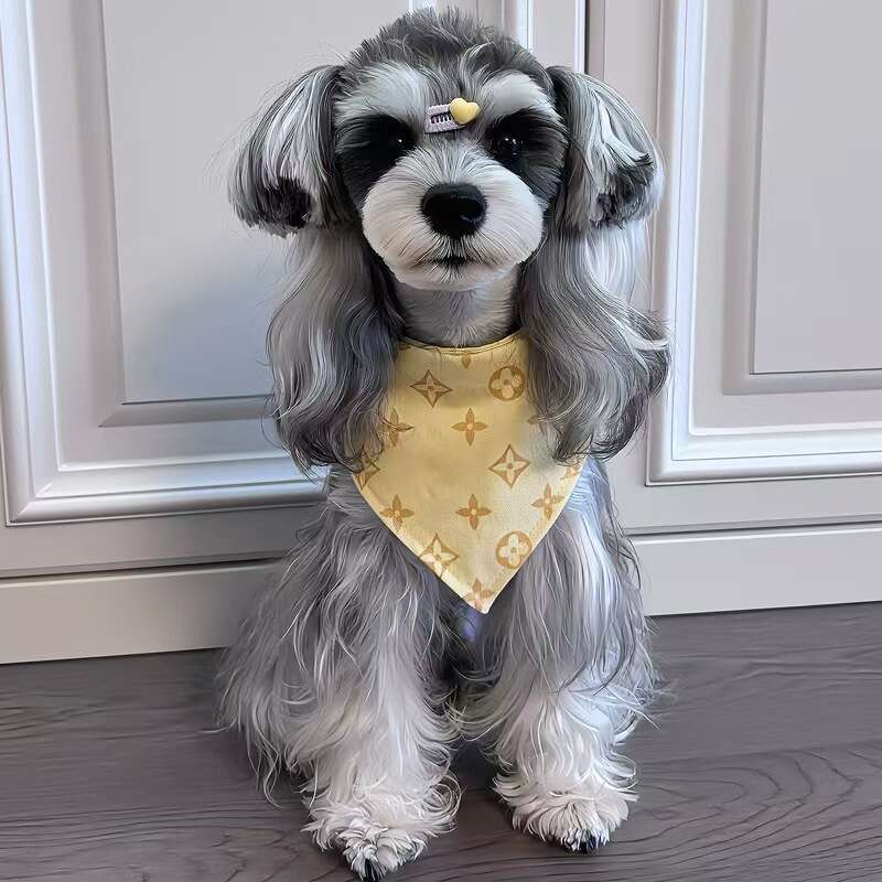 Famous brand Dog Pet Trendy Brand Drool Towel Large Medium Small Dogs Triangle Scarf Neck Gaiter Giant Poodle Bichon Teddy Corgi Schnauzer pupakaIK