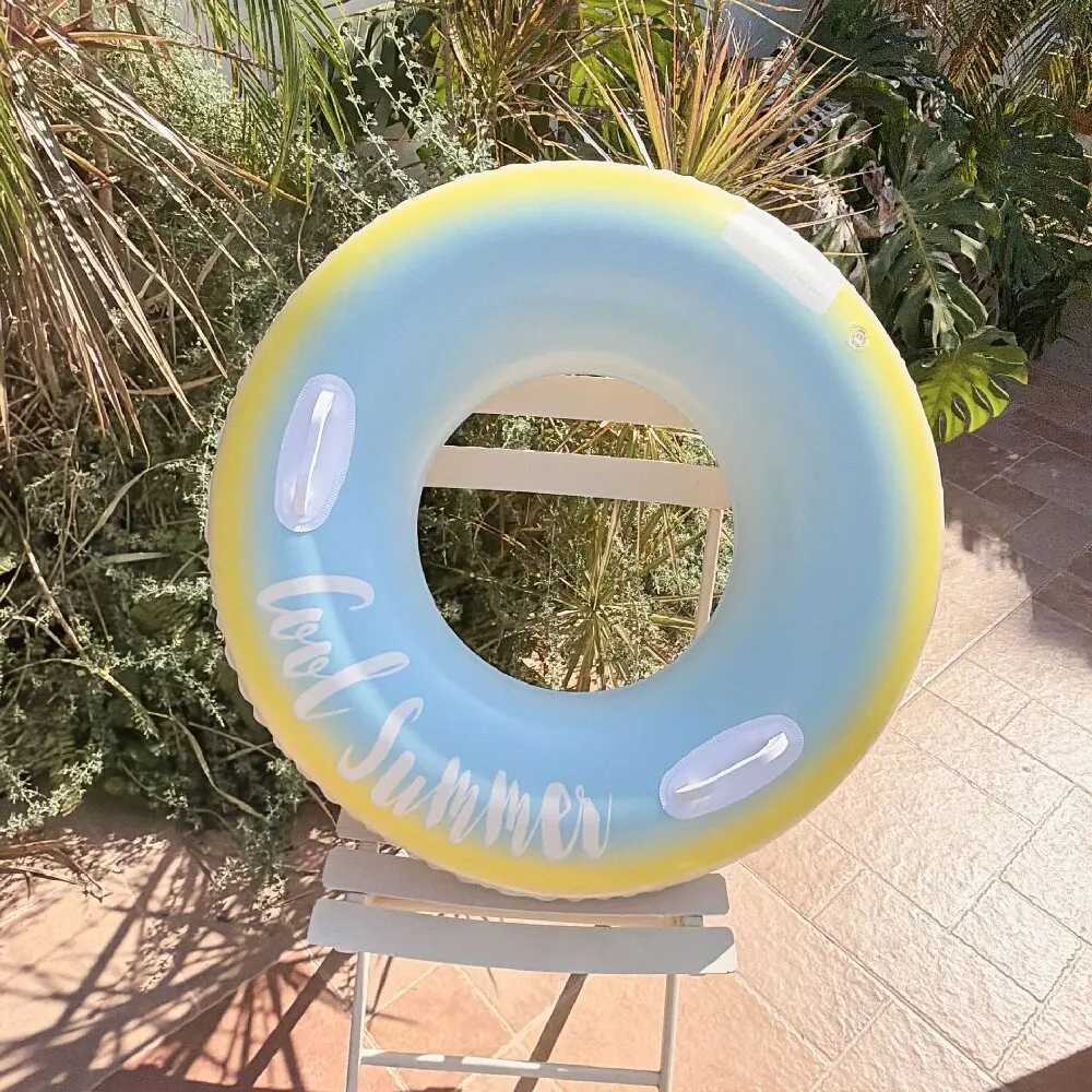 Rooxin Inflatable Pool Float Swimming Ring For Adults Water Play Swim Tube Swimming Circle Summer Beach Party Float F63 M260316