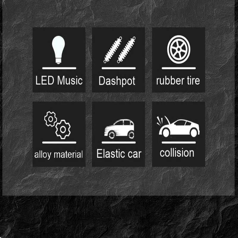 1 24 simulation alloy toy off-road model car with sound effects and light children toy rebound model car ornament holiday gift Y260316