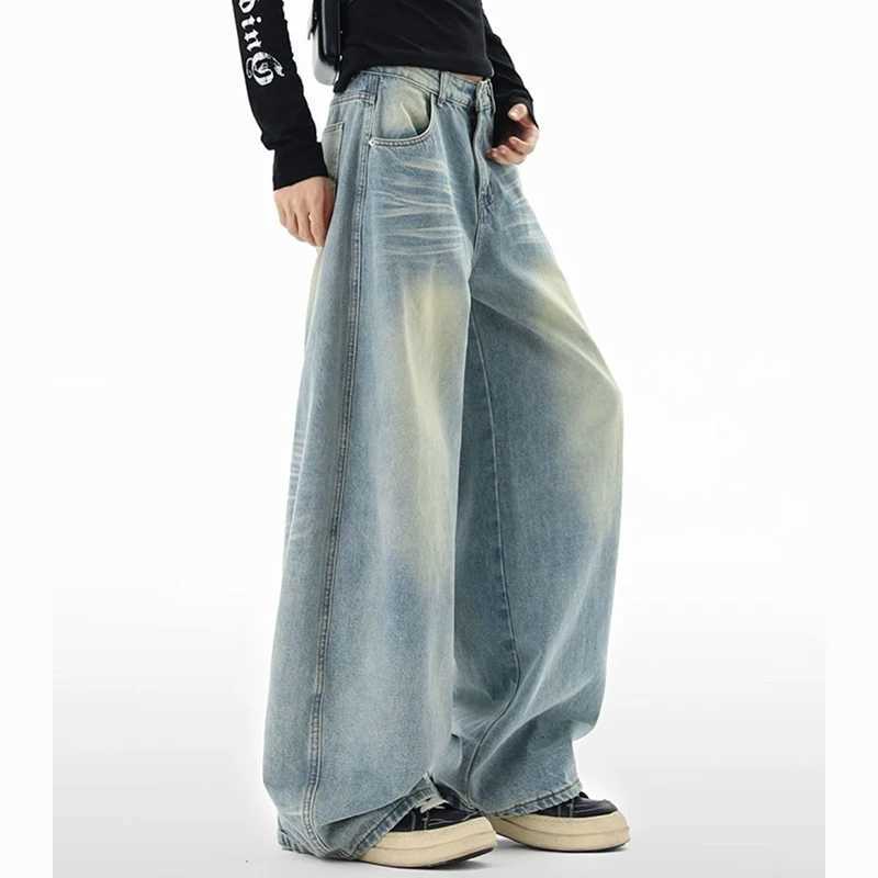 New Fashion s High Waist Jeans Women Korean Classic Straight Leg Denim Trousers Lady Retro Casual Solid Pants M260317