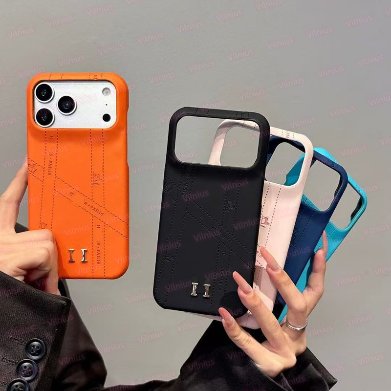 Designer Phone Case Iphone 17 Pro Max Silicone Luxury Leather Case For Iphone 16 Promax 15 14 13 Fashion Hhh Cover Iphone17 17Pro Iphone16 Iphone15