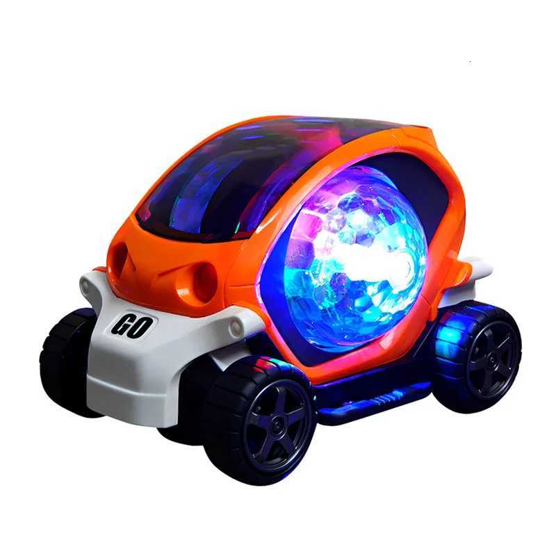 Electric Turn To Music Lights Dazzling Toy Car Model Boy Birthday Holiday Best Gift Y260316
