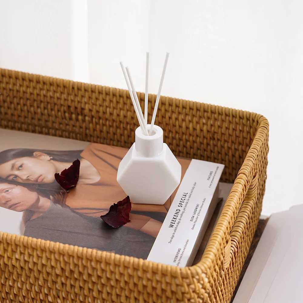 1PC 30ml Home Fragrance Empty Bottles Rattan Sticks Purifying Air Aroma Diffuser Set Essential Oil Bottles for Room Office Decor D260317