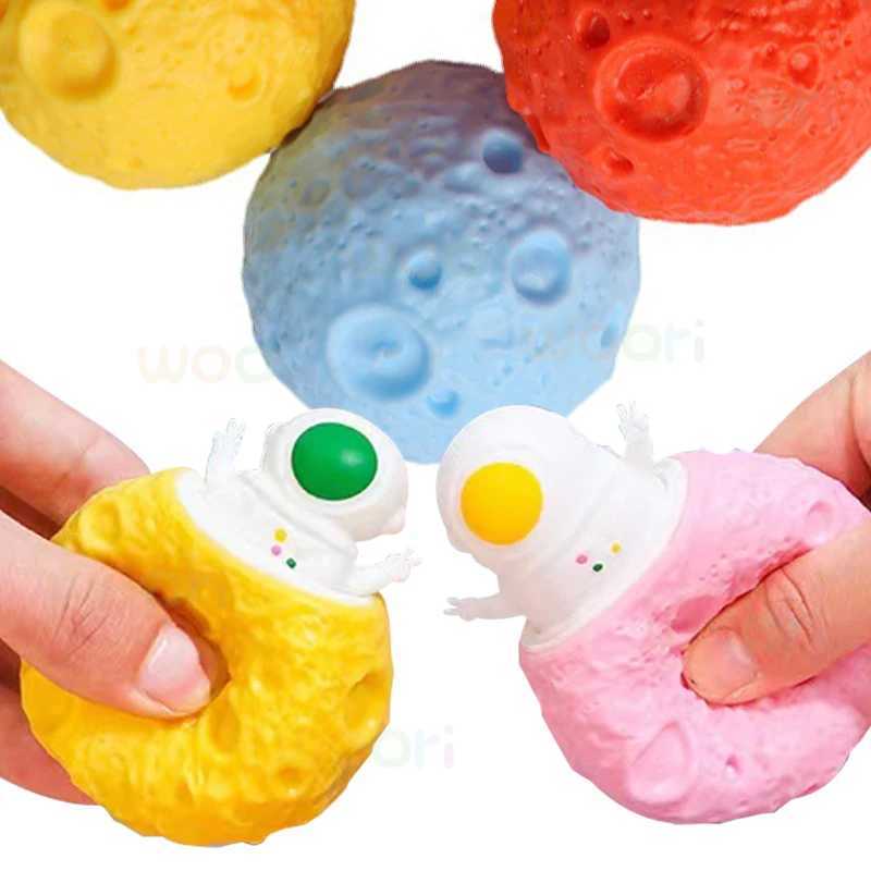 Squeeze Astronauts Planet TPR Cup Anti Stress Pop Up Funny Toys Joke Decompression Fidget Sensory Stress Gift for Kids Adults H260317