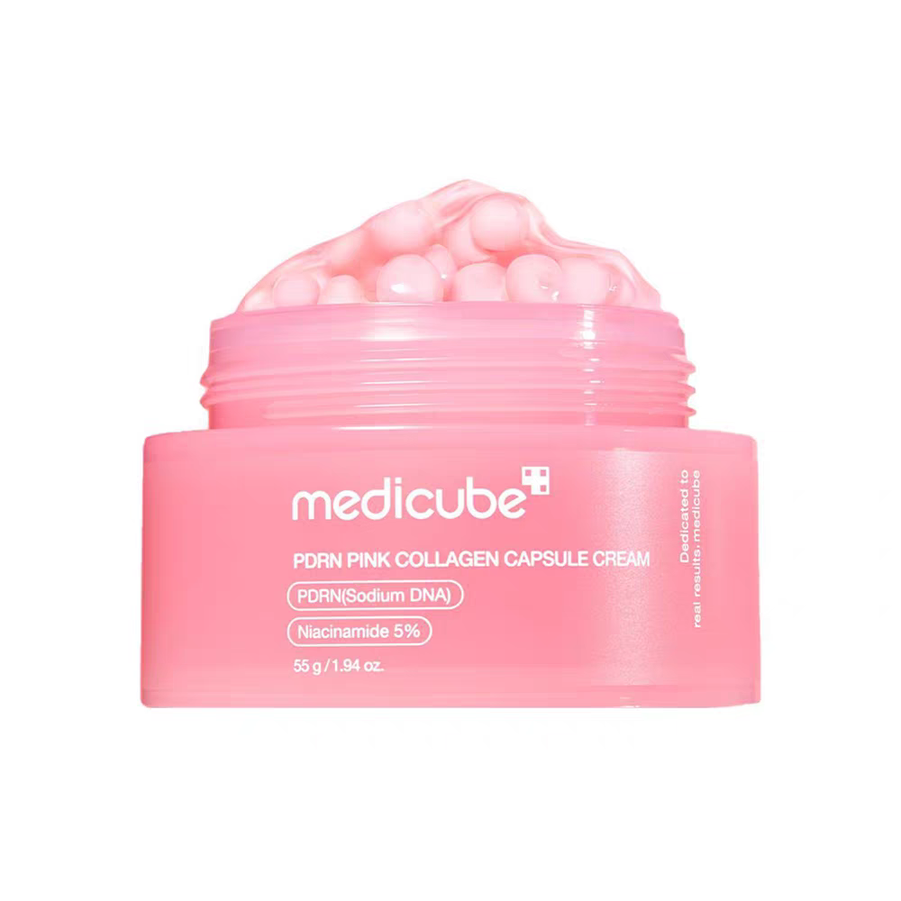 Medicube Deep Vita C Capsule Pdrn Pink Collagen Capsule Cream 55g Moisturizing Hydrating And Brightening Skin Face Care High Quality