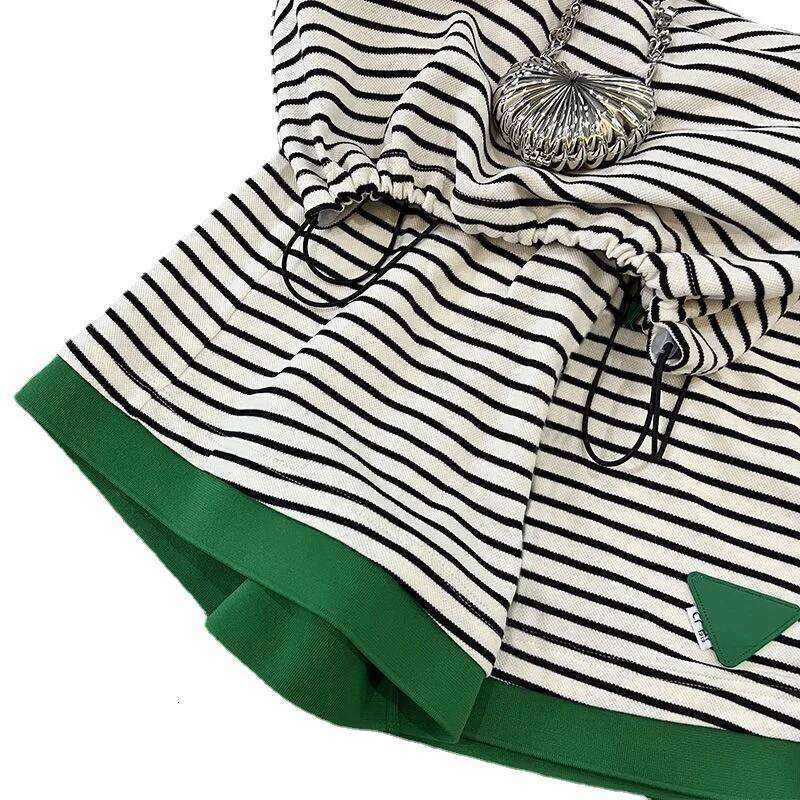 Shorts Pant Set Women Two Piece Matching Sets Short Sleeve Tops Striped Pants Casual Elastic Waist Summer Y2k Streetwear