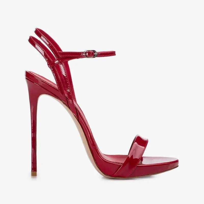 Super High Heel Sandals For Summer Sexy Style Slingback Banquet Womens Stiletto Shoes Peep Toe Plus Size 34-45 Dance Shoes New K260317