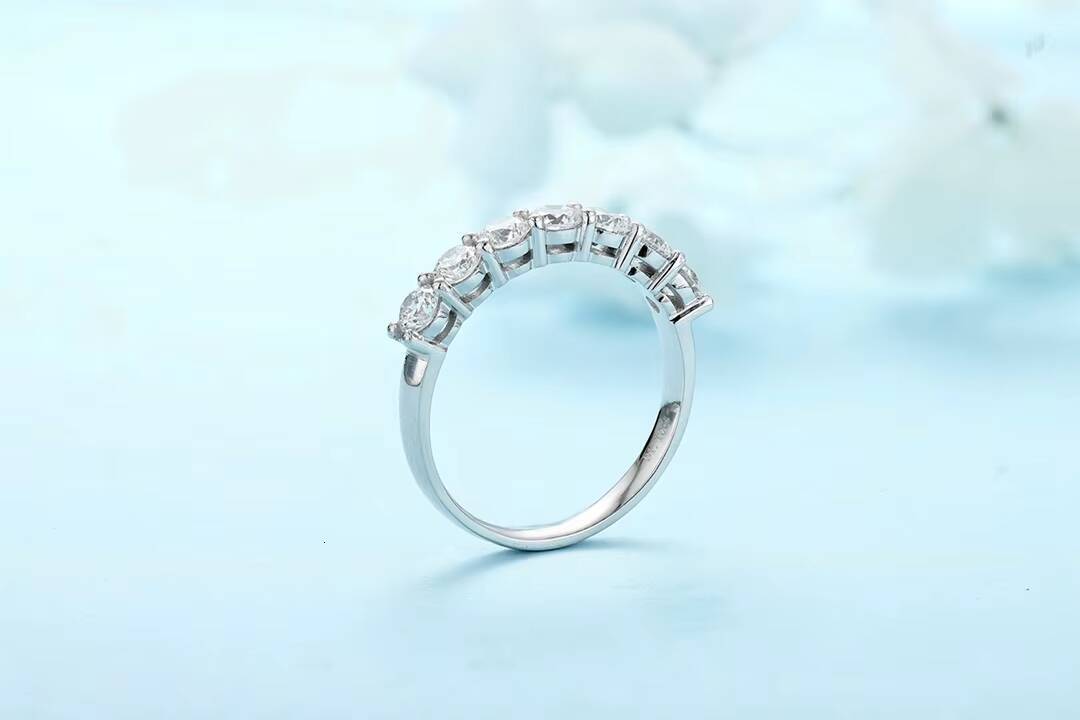 Classic 100ct Platinum 950 IGI Certified Lab Grown Diamond Wedding Engagement Party Ring Custom Round Shape