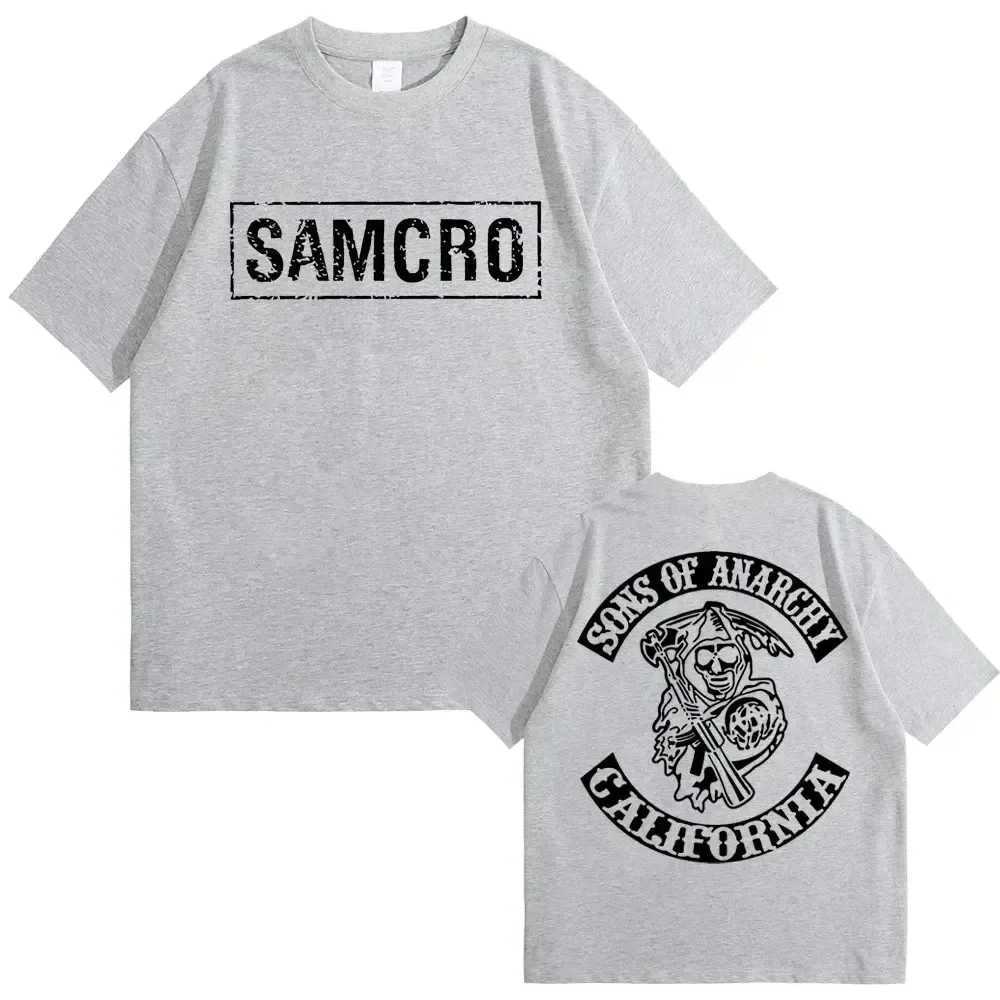 Sons of Anarchy SAMCRO Men women T-shirt Brand Fashion Big Size Top Casual Short Sleeve Streetwear New Arrival Tee M260317