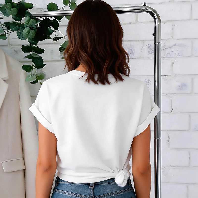 90s Y2k Women Print Floral Sports Fashion Casual Explosive Short Sleeve T-shirt Graphic Tshirts Women Clothes T Shirt M260317