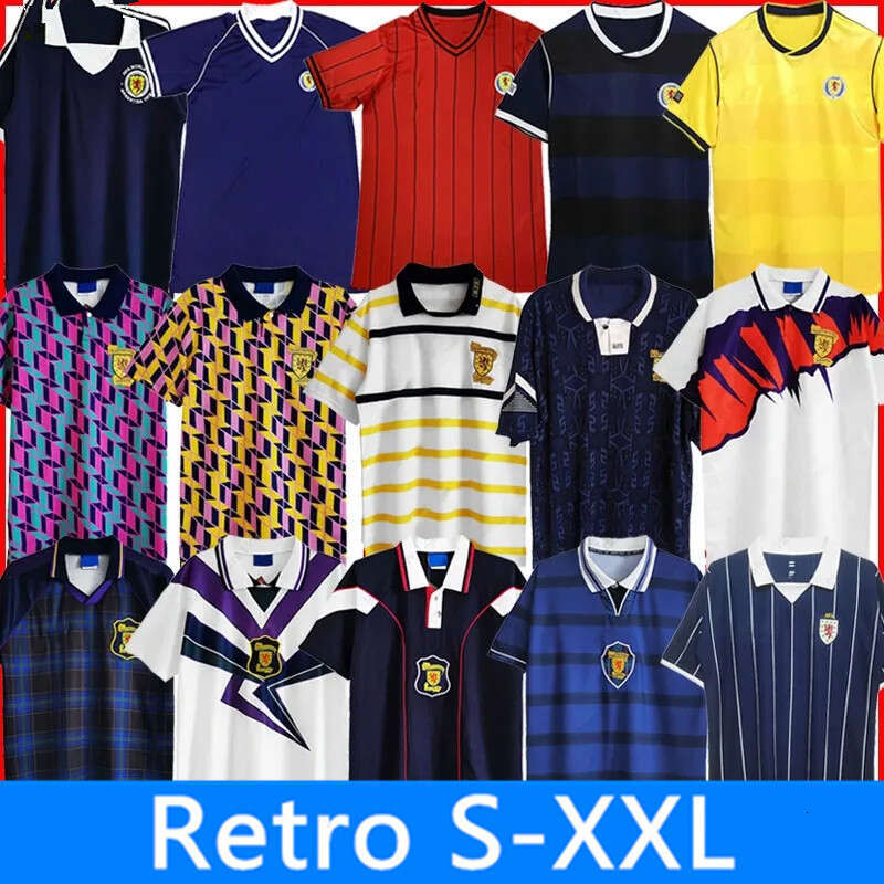 1978 Scotland Soccer Jerseys World Cup HENDRYblue kits classic Vintage SCOTLAND Retro Football Shirt tops LAMBERT equipment Home 89 91 93 94 96 98 00 1986