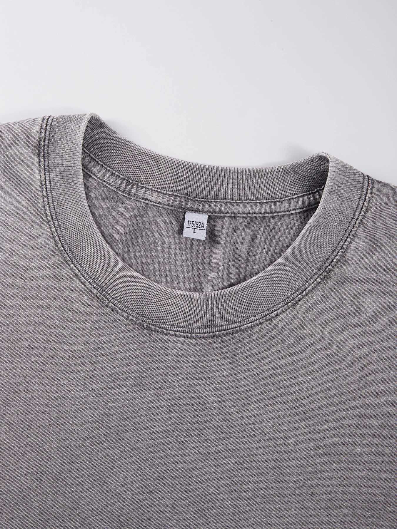 True Colors Prints Washed Man T Shirt Summer Trendy Tee Shirts Soft Comfortable Cotton Clothing Breathable Short Sleeve M260317