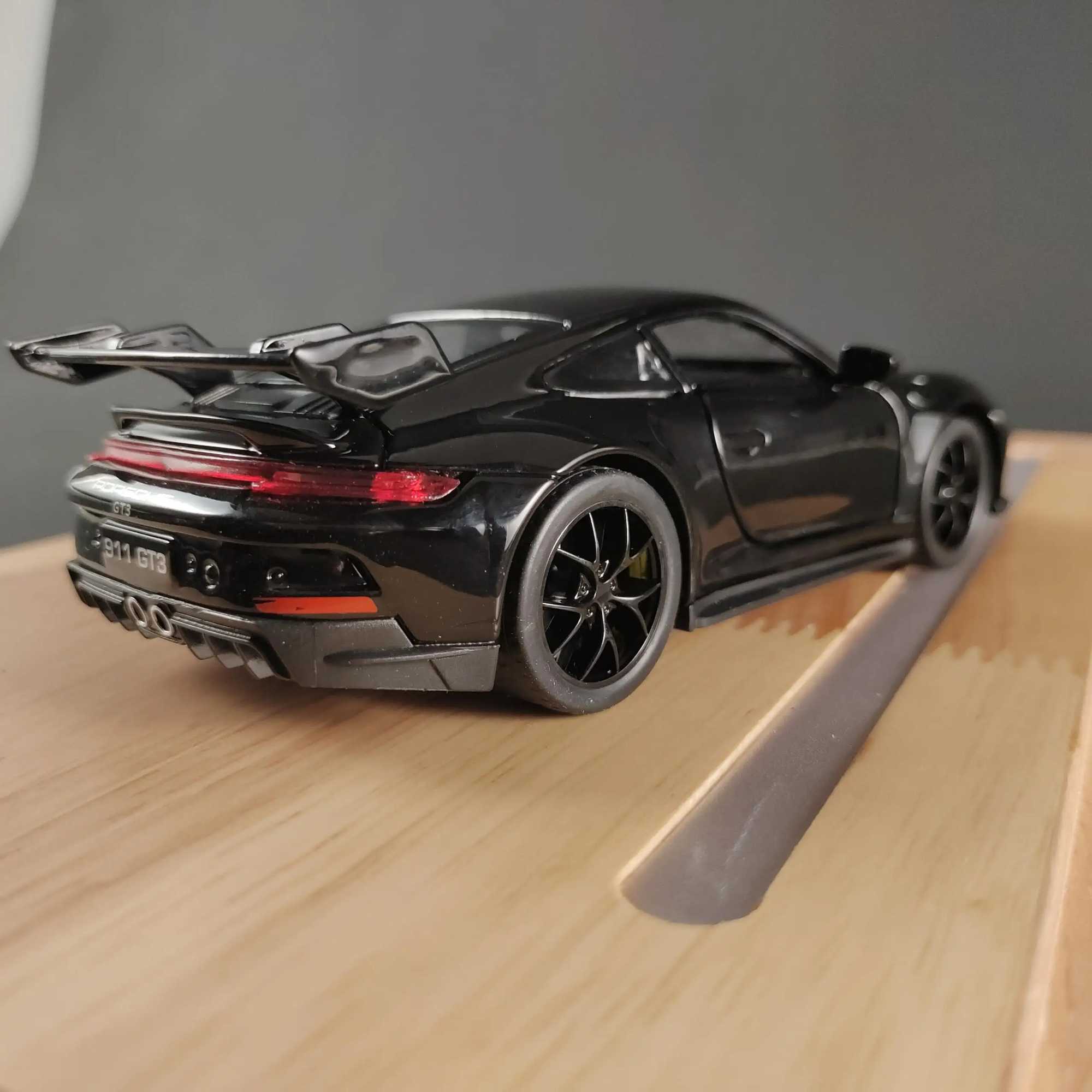 132 Porsche 911 GT3 RS Alloy Diecast Racing Car Model Childrens Toy Car Simulation Miniatures Sound And Light Toy Gift for Boy D260317