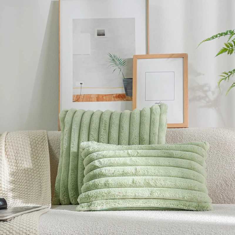 Pillowcase Decorative Home Pillows White Pink Retro Fluffy Soft Throw Pillowcover For Sofa Couch Cushion Cover 45x45 Pillow Hugs D260317