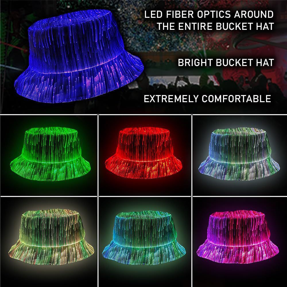 Luminous fisherman a popular cross-border item, warm versatile fluorescent hat, fashionable and trendy LED hat with logo printing