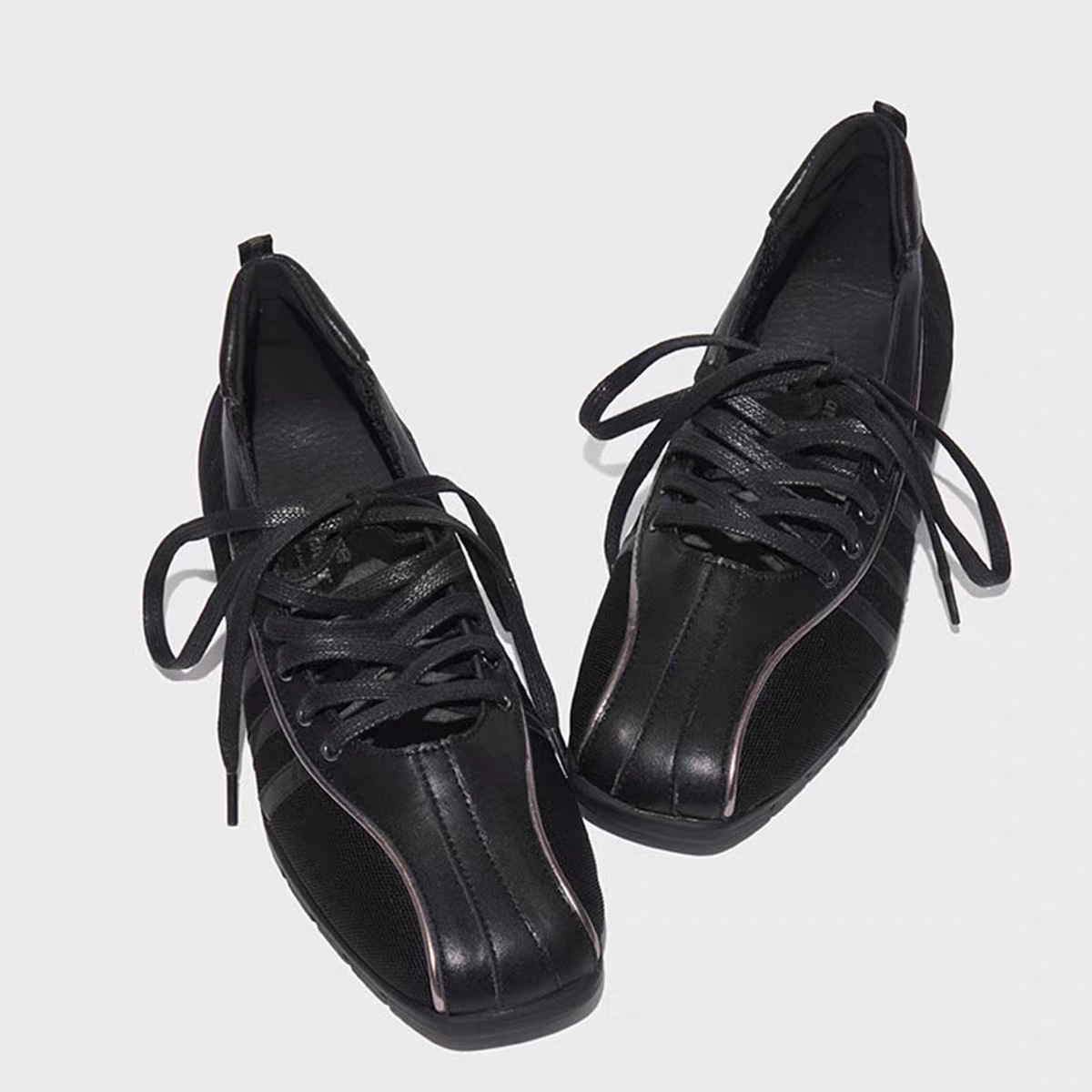 Japanese Style Tabi Ninja Shoes Women Retro Suede Flats Split Hoof Toe Boat Shoes Femme Mary Jeans Mocasines Ballerina Shoe 250711