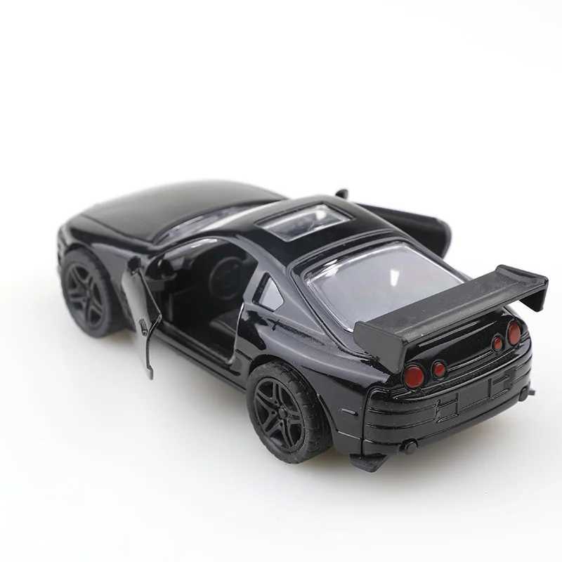 bagged 136 Alloy Car Model modeling Vehicle Supra Racing Sports Pull Back Car Ornaments Collection Toys For Boy child D260317