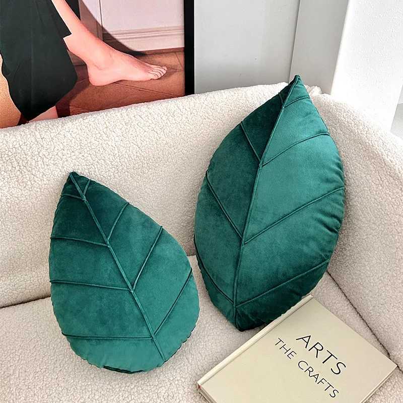 Explosions Creative Leaves Home Sofa Cushion Pillow Nordic Online Celebrity Popular Recliner Cushion Bed Pillow D260317