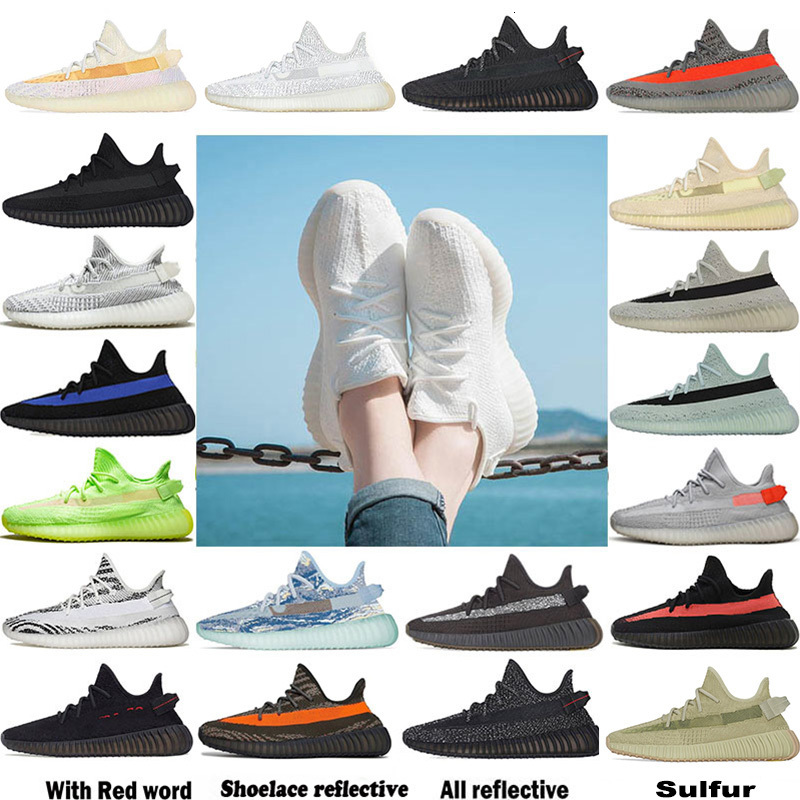 Designer Running 350 Shoes Sneakers chaussure For Men Women Sneakers Bred Cream White Breathable Sneaker Classic Outdoor Sports Trainers Eur 36-48