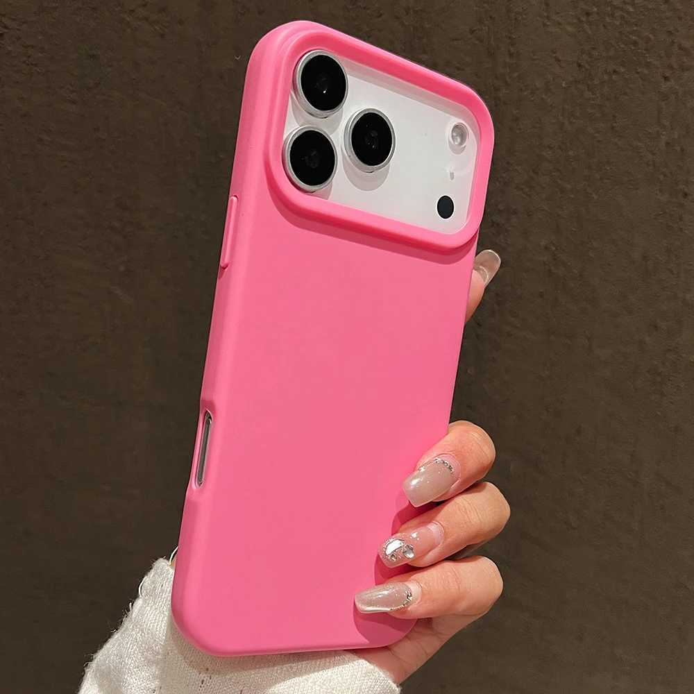 Candy Color Silicone Protective Phone Case For iPhone 17 Pro Max 17 Air 17 Pro Shockproof Matte Soft TPU Bumper Back Cases Cover C260314