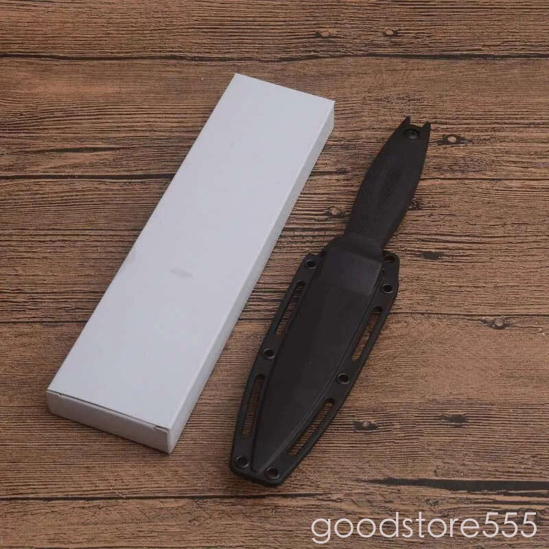 KS 4007 Secret pocket knife Agent fixed blade knife Camping Pocket Knife 8Cr13Mov Blade ABS Handle couteau Outdoor Survival Tactical Hunting Utility K