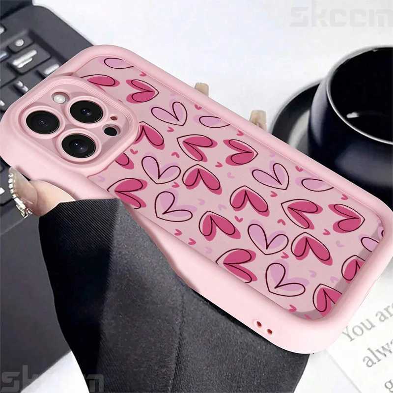 Cute Colorf Love Silicone Phone Case For iPhone 11 12 13 14 15 16 Pro Max XS X XR 7 8 Plus 16E Soft Cover C260314