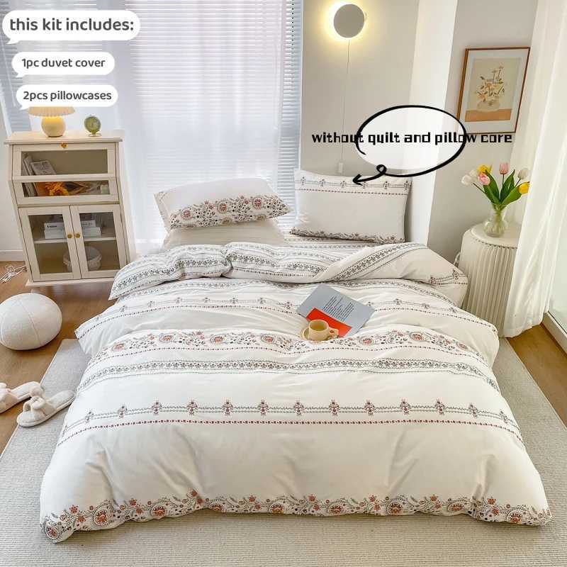 100 cotton bedding Set Girls Twin Queen King Size Duvet Cover Pillowcase 3pcs 1duvet cover and 2pcs pillowcase without core D260317