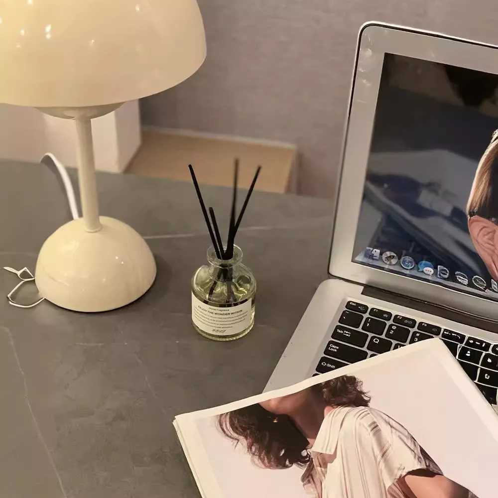 50ML Flameless Home Fragrance Room Freesia Jasmine Fragrance Oil with Rattan Diffuser Stick Home Room Air Freshener Deco D260317