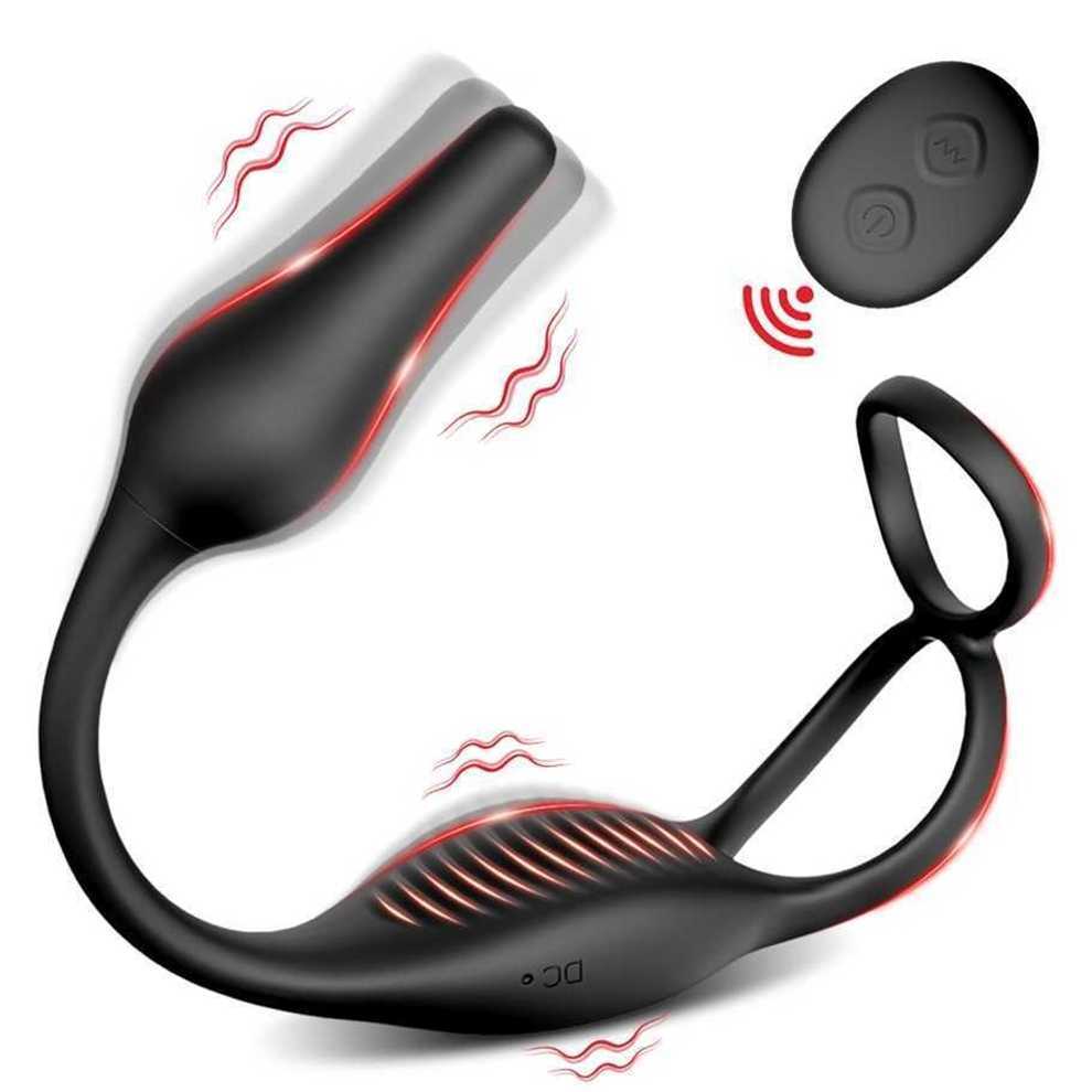 Vibratore Telecomandato Pene Butt Massaggiatore Prostatico Maschile Vibrante Co…