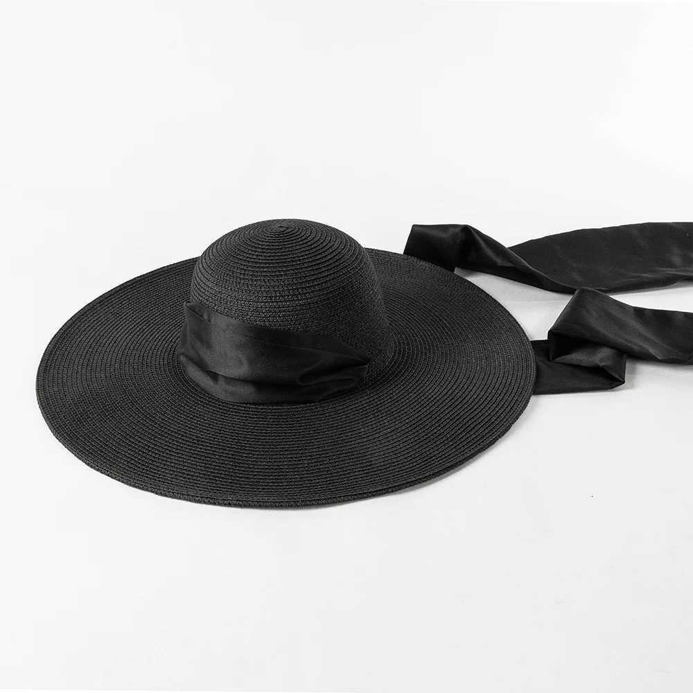 USPOP New Fashion Casual Wide Strap Dome Straw Hat for Women Wide Brim Beach Hat H260317 - view 7