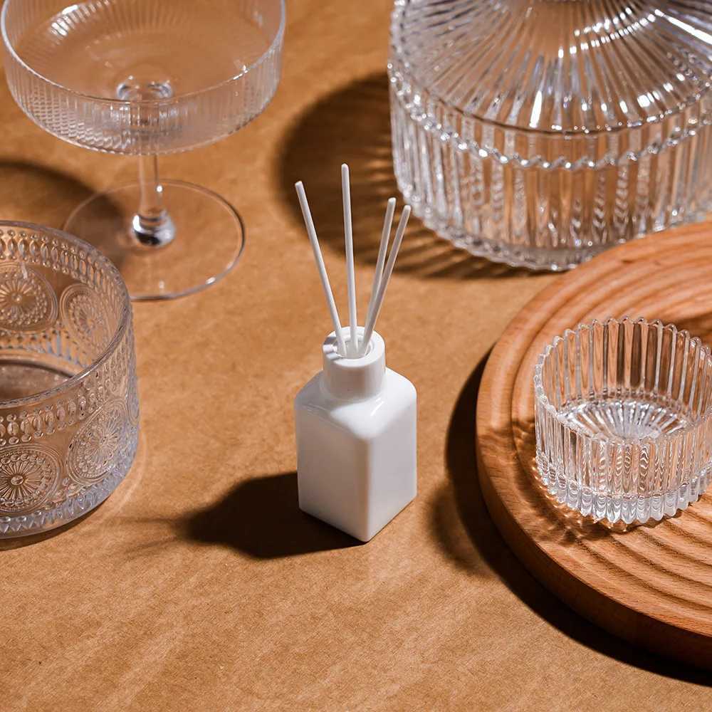 1PC 30ml Home Fragrance Empty Bottles Rattan Sticks Purifying Air Aroma Diffuser Set Essential Oil Bottles for Room Office Decor D260317