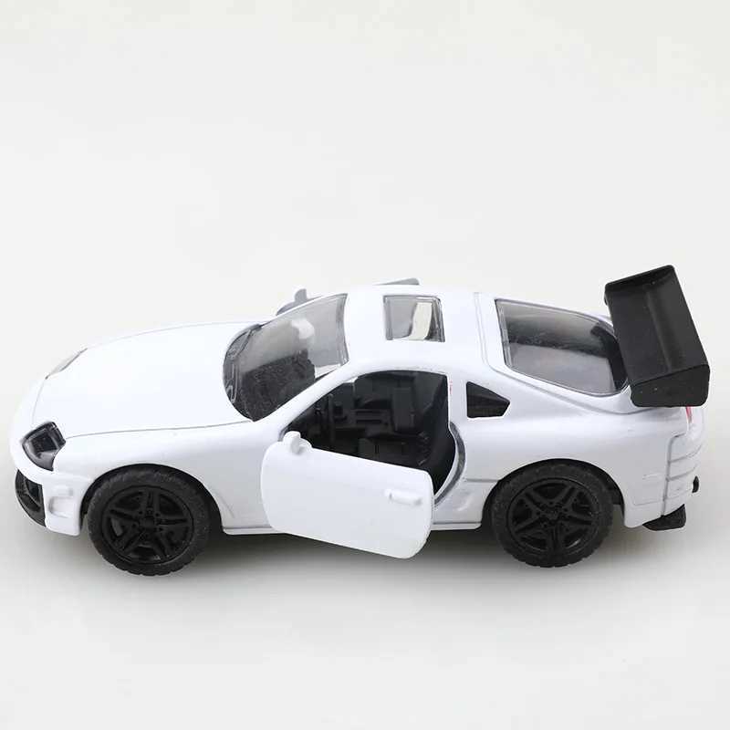 bagged 136 Alloy Car Model modeling Vehicle Supra Racing Sports Pull Back Car Ornaments Collection Toys For Boy child D260317
