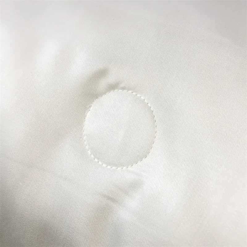 100 Washed Silk Summer Quilt Embroidery Smooth Ice Cooling Comforter for Bed Silky Solid Blanket Soft Cool Summer Blanket D260317