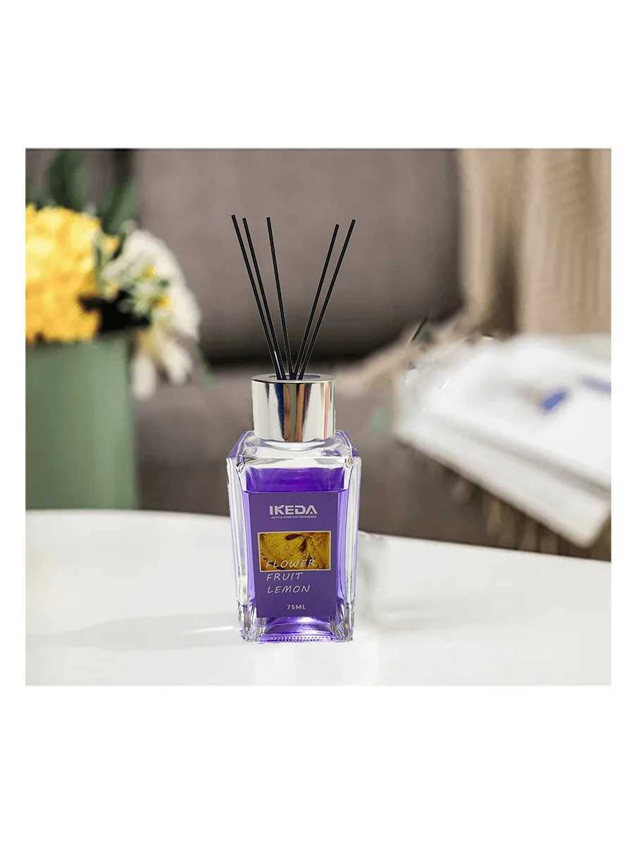 75ml Diffuser Sets Hotel Bathroom Rattan Sticks Aromatherapy Diffuser Air Freshener Plant Home Fragrance Refill Oil D260317