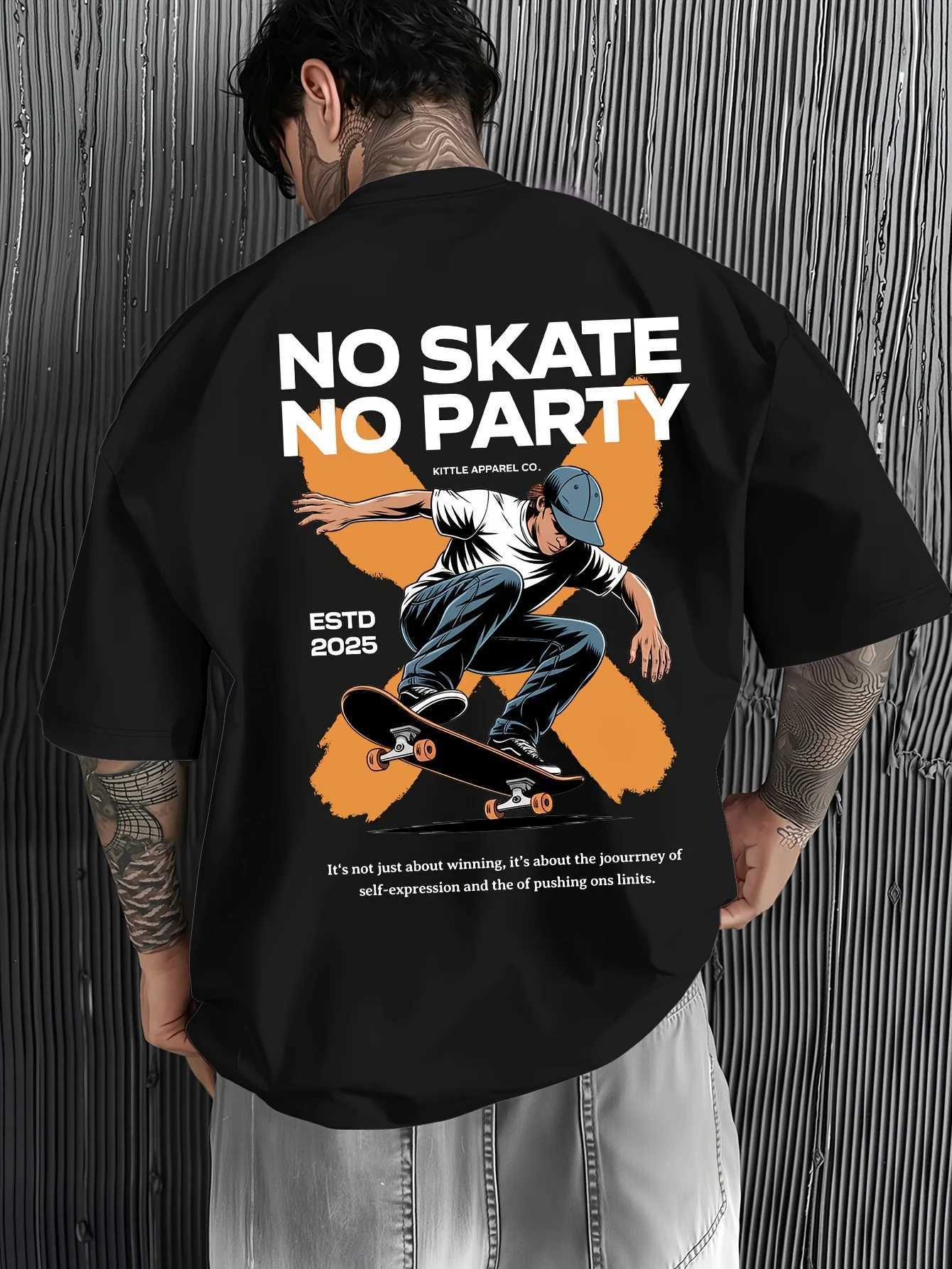 New American-style Trendy and Energetic Skateboard Summer Men T-shirt 100 Pure Cotton Soft Material Trendy and Fashionable M260317